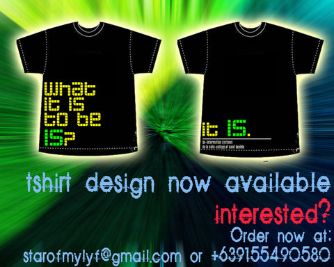 Information Systems: Statement T-shirt FOR SALE [PRE-SELLING]